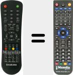 Replacement remote control for LT154-110DB2