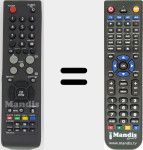 Replacement remote control for MI-BN5900531A