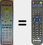 Replacement remote control for Movistar-1