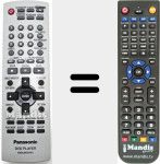 Replacement remote control for N2QAJB000091