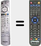 Replacement remote control for N2QAYB000048