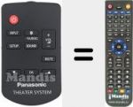 Replacement remote control for Theater System (N2QAYC000121)
