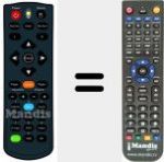 Replacement remote control for DX5100