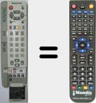 Replacement remote control for EUR511264