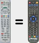 Replacement remote control for N2QAYB000785
