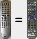 Replacement remote control for 242254900923