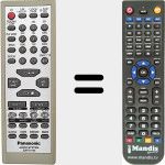 Replacement remote control for EUR7711140
