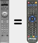 Replacement remote control for RC 4302 / 01 (312814714431)