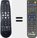 Replacement remote control for R55J12 (48B5655J1201)