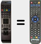 Replacement remote control for RC4800