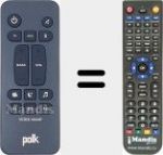 Replacement remote control for Voice Adjust (RE6214-1)