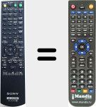 Replacement remote control for RM-ADU050 (148713711)