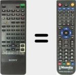 Replacement remote control for RM-S730