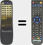 Replacement remote control for RM-SR554RU