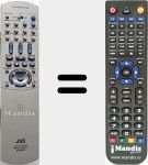 Replacement remote control for RM-STHA55R