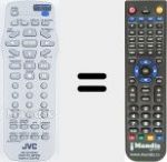 Replacement remote control for RM-SXV069M