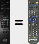 Replacement remote control for RM-ED 044 (FX0006611)