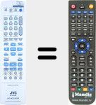Replacement remote control for RM-SDR008E