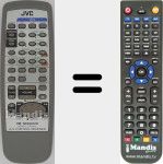 Replacement remote control for RM-SRX6012R