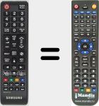 Replacement remote control for TM1240 (BN59-01175C)