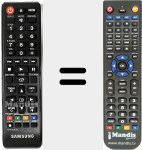 Replacement remote control for TM1241 (AH59-02423A)