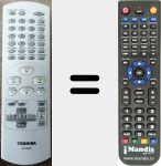 Replacement remote control for SE-R0090 (6711R2N082A)