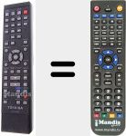 Replacement remote control for SE-R0284 (79103633)