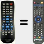 Replacement remote control for SE-R0336 (AH802453)