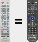 Replacement remote control for SH463