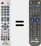 Replacement remote control for SH475 (SHW-RMC-0126)