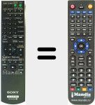 Replacement remote control for RM-AAU130 (149007811)
