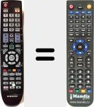 Replacement remote control for BN59-00706A