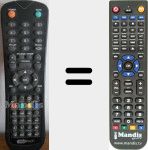 Replacement remote control for STD 236-231