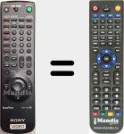 Replacement remote control for RMT-V223 (147556311)