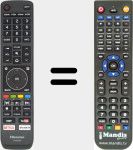 Replacement remote control for EN3N39H (T214446)