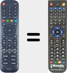 Replacement remote control for EN2W30H (T277687)