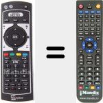 Replacement remote control for REMCON078