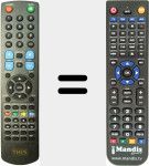 Replacement remote control for LEW26TA90BHD