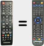 Replacement remote control for REMCON738