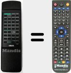 Replacement remote control for VQ950200