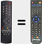 Replacement remote control for RC2240 (20087925)