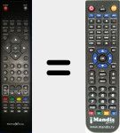Replacement remote control for M410445