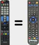 Replacement remote control for MI-AKB73275605