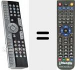 Replacement remote control for 40029057