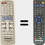 Replacement remote control for N2QAYZ000005