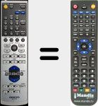 Replacement remote control for RC-721S (24140721)