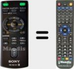 Replacement remote control for RM-ANU 191 (149271111)