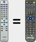 Replacement remote control for CDC9 (WR960600)
