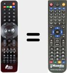 Replacement remote control for 9900HD02