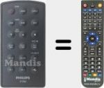 Replacement remote control for OTT2000 (996580005233)
